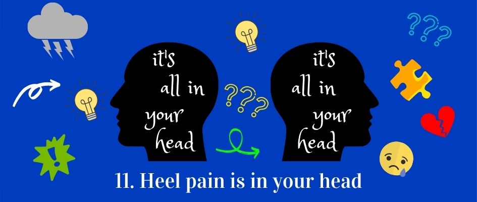 Heel Pain Is In Your Head Graphic 